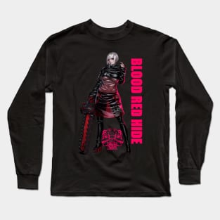 BLOOD RED HIDE Long Sleeve T-Shirt